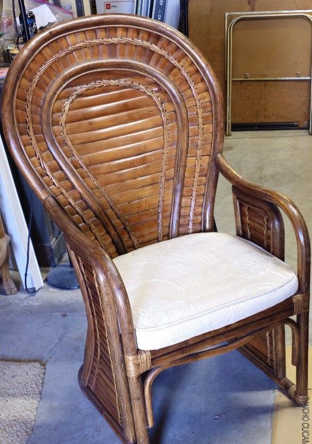 5 Peice Vintage Bentwood Bamboo Furniture