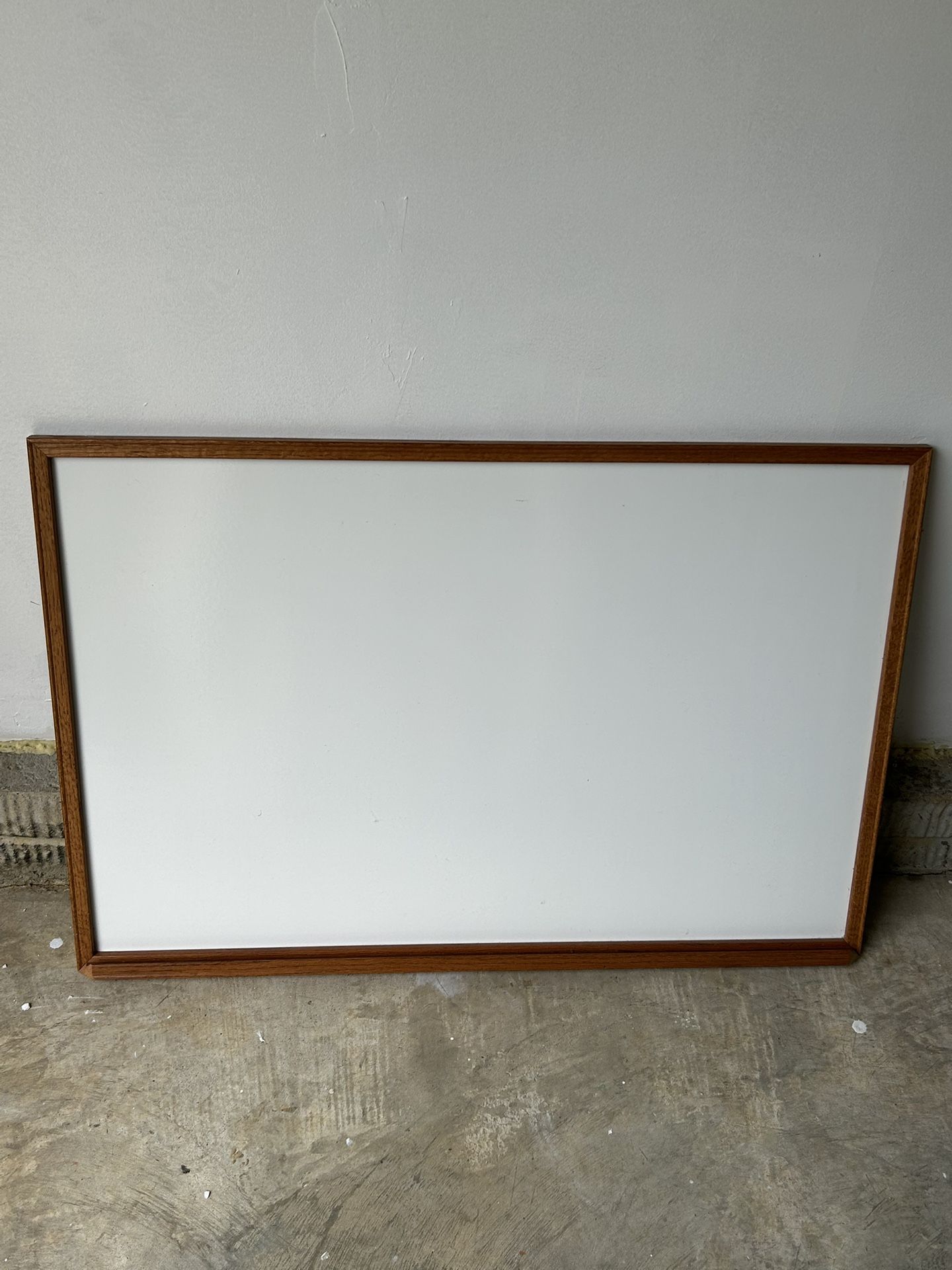 Wood Dry Erase and Bulletin Boards Combo