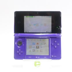 Nintendo 3DS Handheld Game Console CTR-001 Midnight Purple