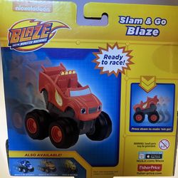 New Blaze and the monster machine slam and go car