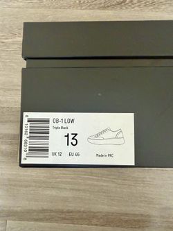 Omar Brown 1 low sneakers. 13