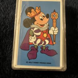 vintage mickey mouse playing cards 