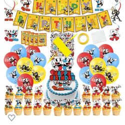 Cuphead Birthday Decorations 