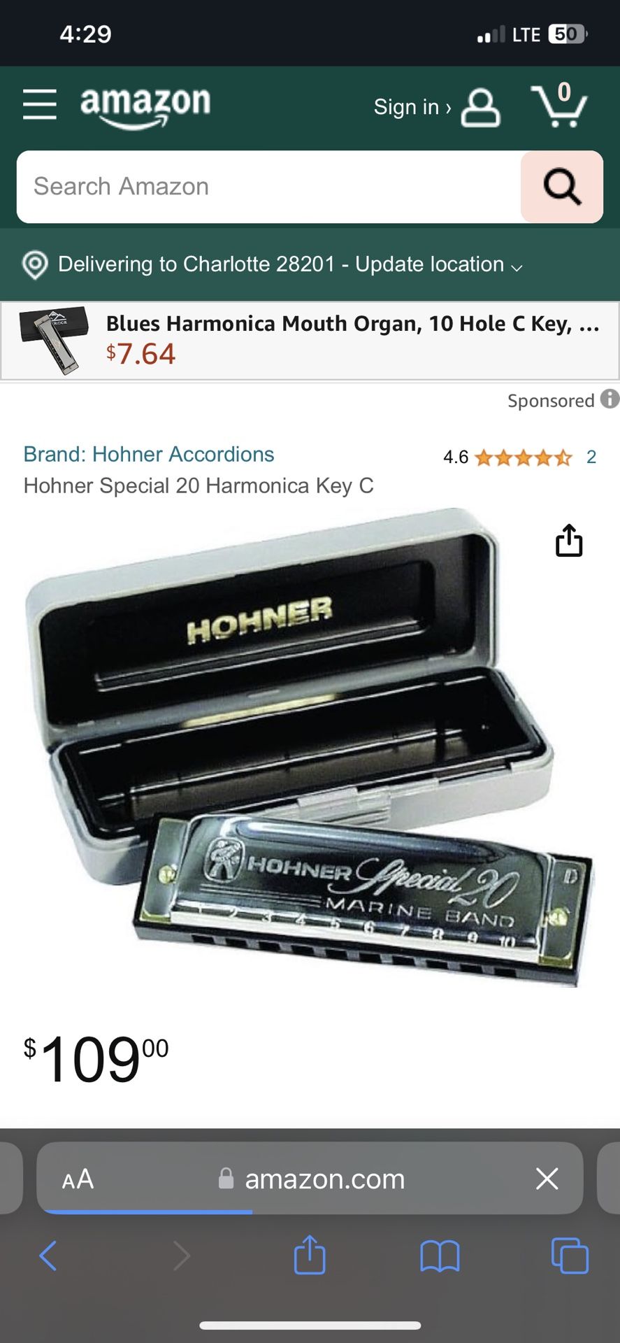 Hohner Special 20 Marine Brand
