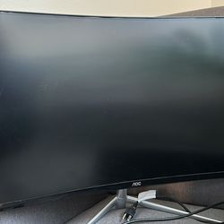 AOC 32” curved monitor for sale!