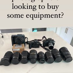 Nikon, LUMIX, Fujifilm Cameras 