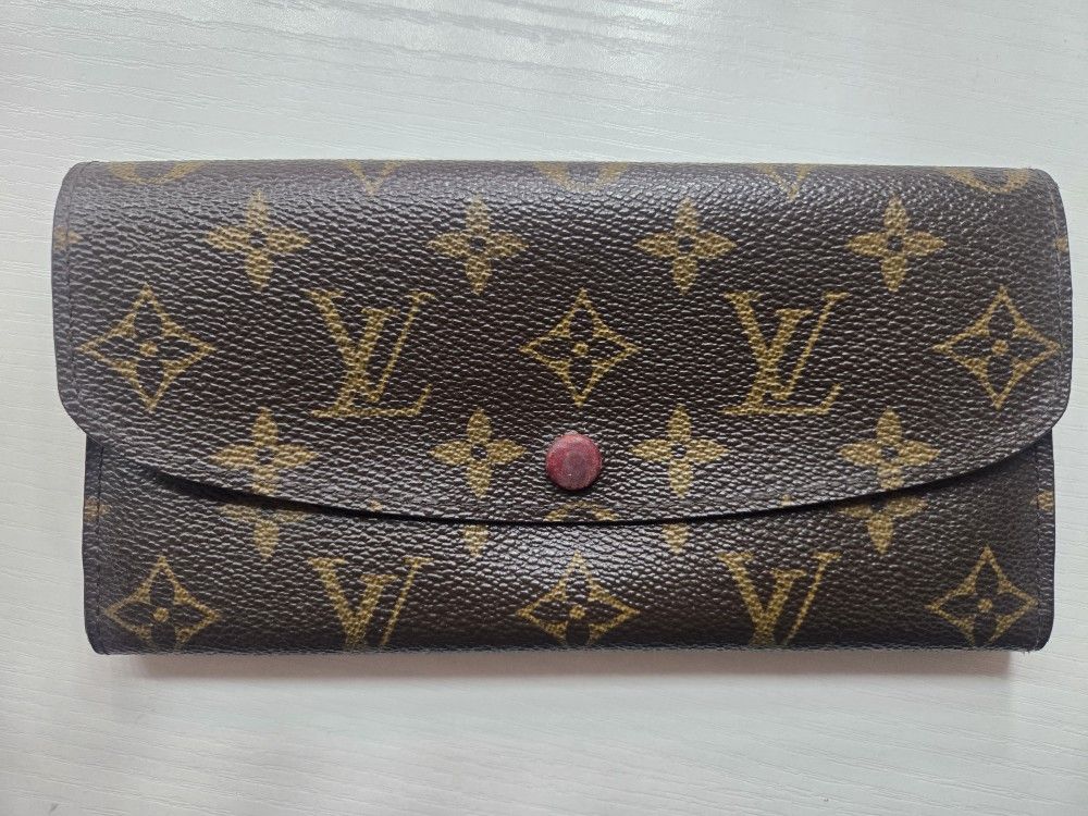 Authentic Louis Vuitton Monogram Emillie Rouge Wallet