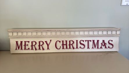 Creative touch Merry Christmas sign