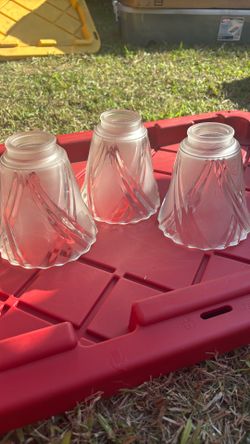  Art Deco Frosted Glass Sconce Shade: Vintage Pendant Light Replacement