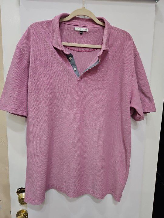 Vastrm Mens 2xl Pink Polo