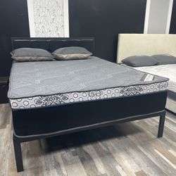 Queen Mattress- Double Sides- Come With Free Box Spring - Free Delivery 🚚 To Reasonable Distance 
