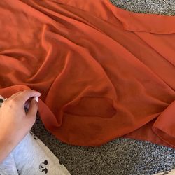 Rust Chiffon Runners 