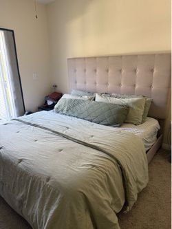 King size bed frame