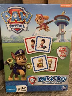 Paw Patrol Matching Game