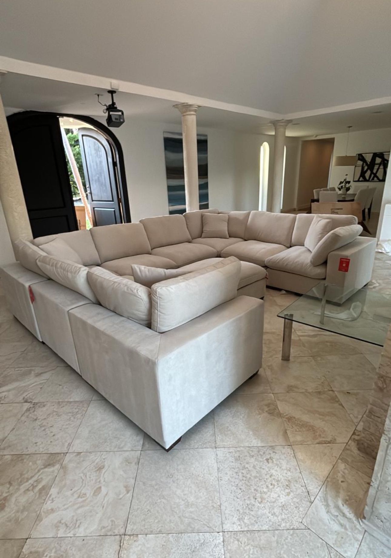 Brand new sectional sofas- 0 interest Finance available- shop now pay later- NO CREDIT NEEDED. 