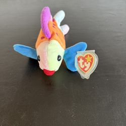 TY Beanie Baby Fish Named Lips 