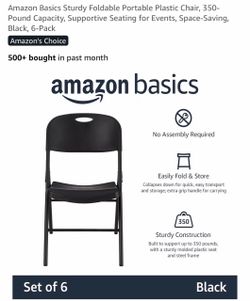Folding chairs black