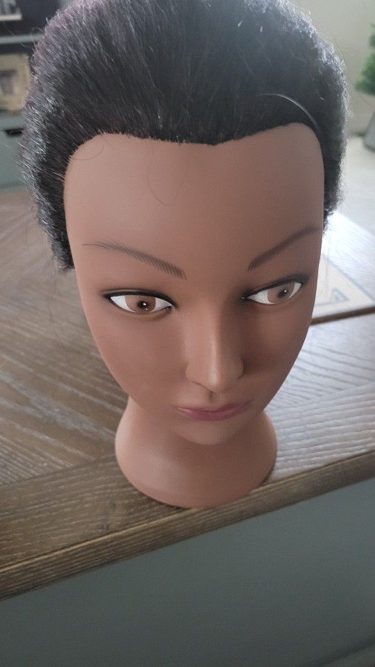 Mannequin Head With Real Hair 