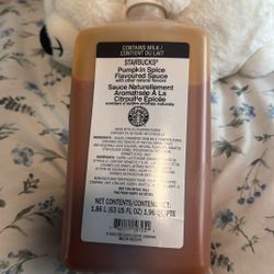Starbucks Pumpkin Sauce 