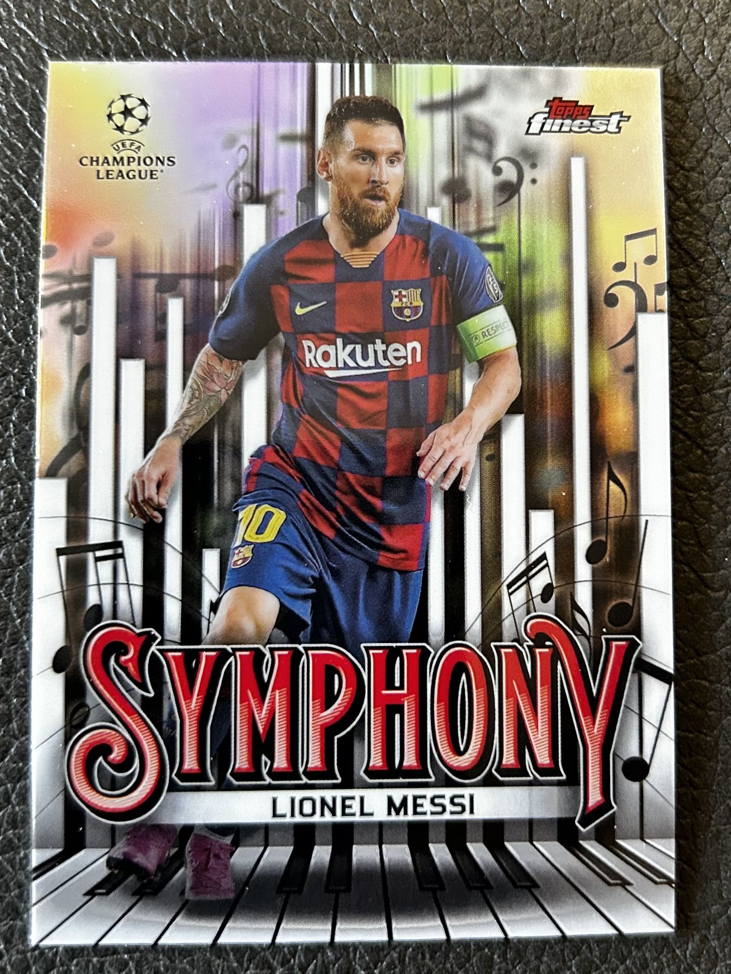 2024-25 Topps Finest UEFA Club Competitions Finest Symphony Lionel Messi #SY-2