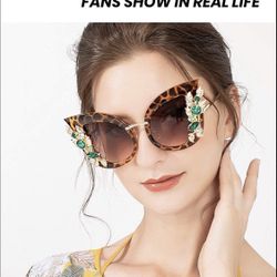 Butterfly Leopard Sunglasses