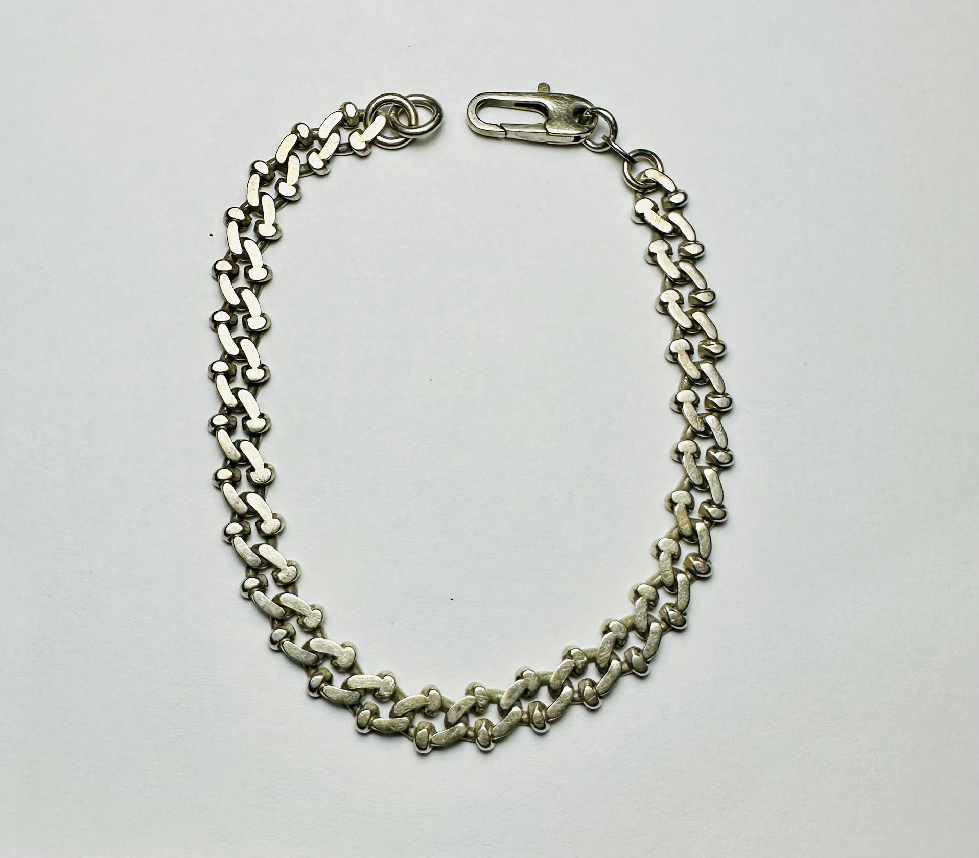 Solid Sterling Silver 925 Bracelet – 8” Length, 7mm Width, 14.18g