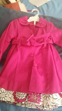 Infants girls dress coat size 12m