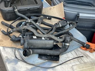 Coolant Hoses Aux Water Pump Heater Valve Expansion Tank
