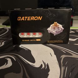 Gateron High Quality Keyboard Switches Red And Brown 90 Pieces