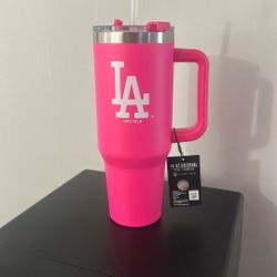 Pink Dodgers 40oz Colossal Tumbler 