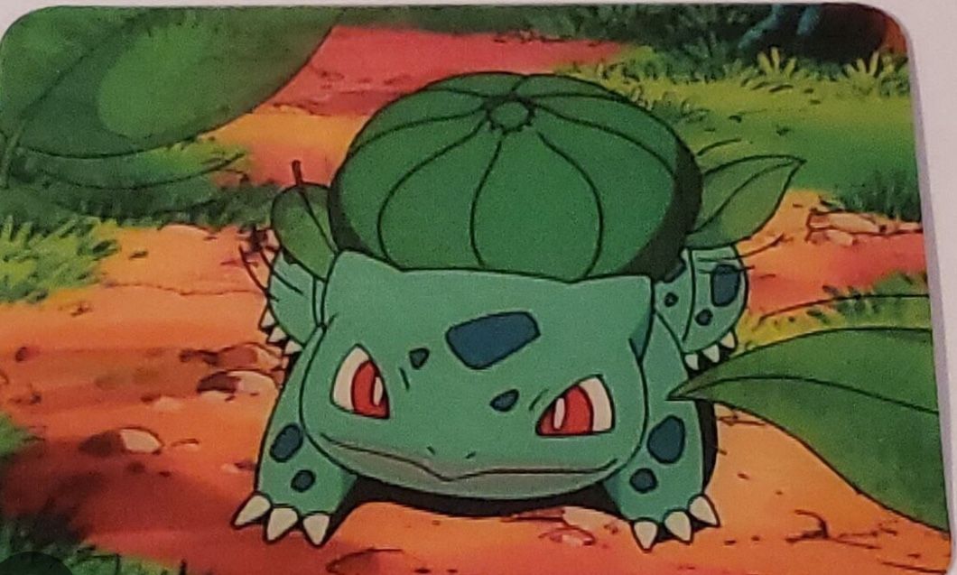 Bulbasaur Pokemon Viz Video 3D Lenticular Promo Card PIKA-0033D/DVD Pioneer