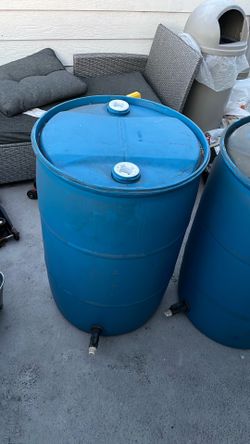 Blue barrel