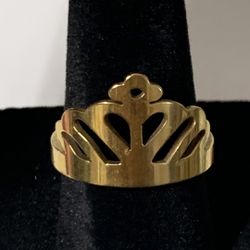 Stainless Steel Crown 👑 Ring 