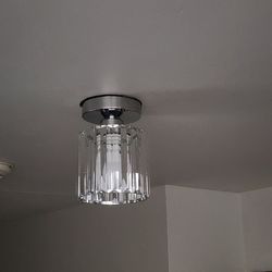 Portfolio Crystal Cylinder Pendant Light Shade