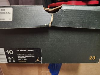 Jordans 7s Bordeaux *SIZE*10*