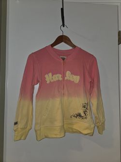 Girls Harley Davidson Zip Up Sweatshirt, Size 7/8