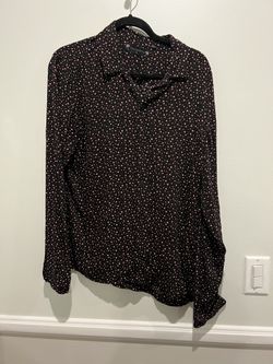 All Saints Long Sleeve Button Down