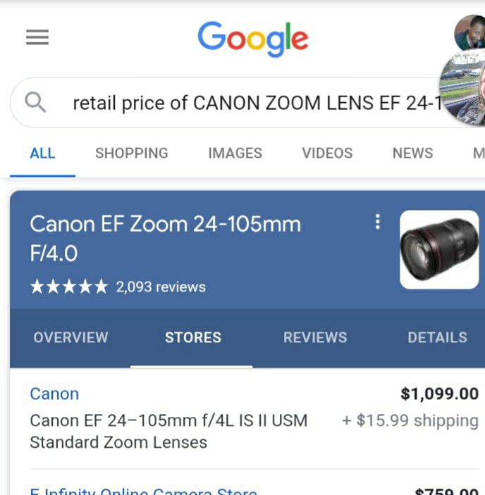 CANON,Ultrasonic image stabilizing camera lens