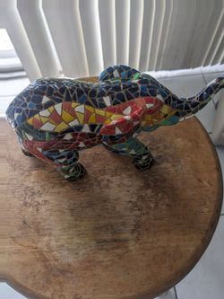 Mosaic elephant Spain