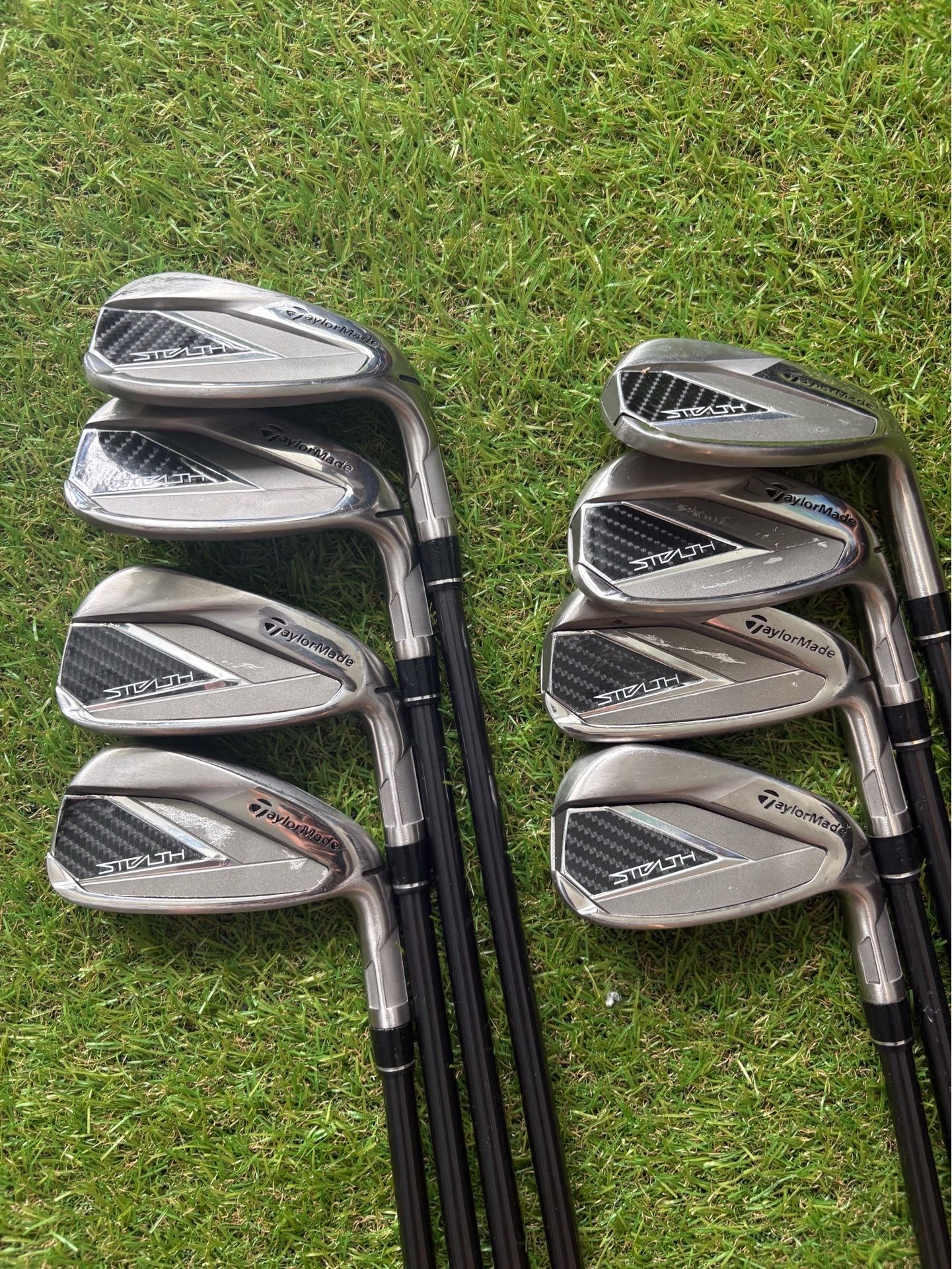 Sw Graphite TaylorMade Stealth Irons Set (5-SW) - Graphite Tensei Stiff Flex - 8 ...
