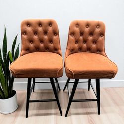 Plush Bar Stools 