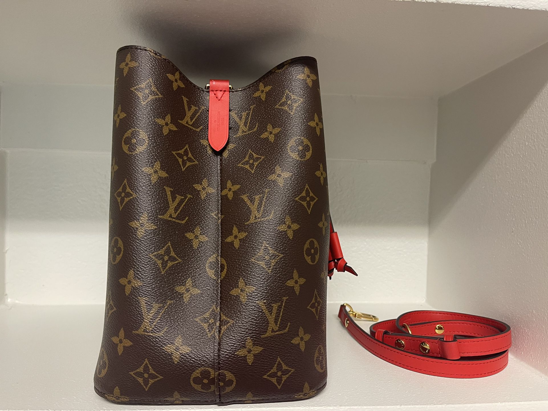 Louis Vuitton NeoNoe Bag In Monogram And Red for Sale in Frisco