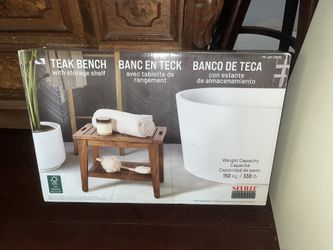 Brand New Teak Bench
