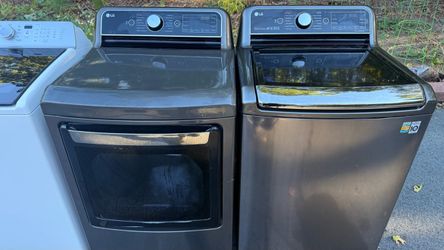 LG Washer and Dryer Set – Graphite Steel