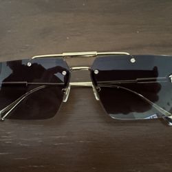 Versace Rimless Sunglasses