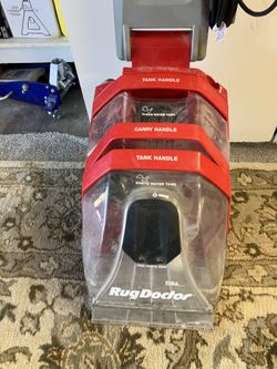 Rug Doctor carpet cleaner  with upholstery cleaner attachment very powerful