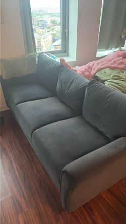 heather grey couch from Wayfair