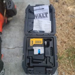 Trimer $300 Power Brush For Synthetic Turf$450 Dewalt Lavel Leaser$80