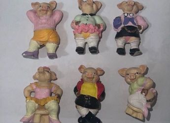 Pig home fun statue home decor gift set collection collectibles fun Halloween gift