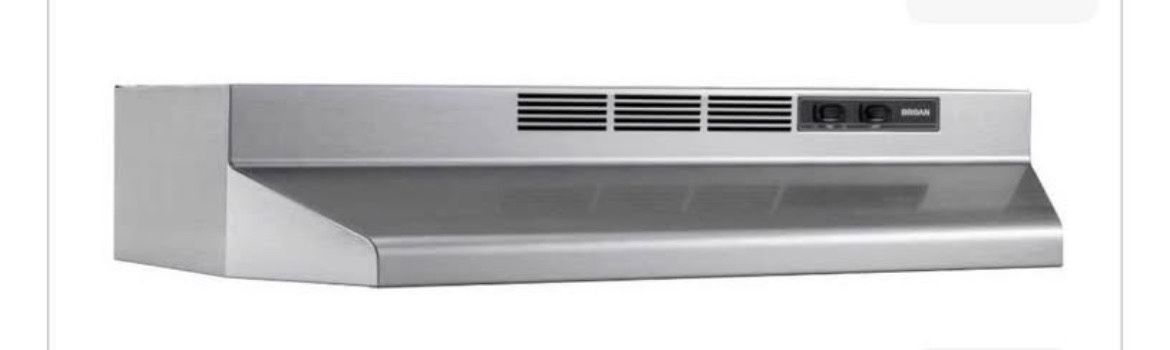 24in NUTONE STAINLESS STEEL